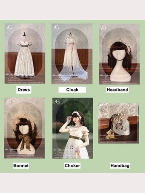 Camellia Rendezvous Classic Lolita Matching Accessories by Alice Girl (AGL89A)